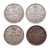 Image 2 : Twenty Cents.  1858. Good-6;  VG-8;  Fine-12;  Very Fine-30.  Coinage align…