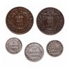 Image 2 : One Cent.  1885.  Fine-15, (2 pcs.);  Five Cents.  1876-H,  1888.  Both Fin…