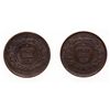 Image 2 : Half Cent.  1861.  Very Fine-20;  1861.  Fine-12. Slightly bent.  Lot of tw…