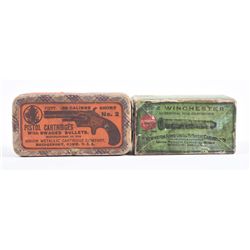 Lot of 2: Cartridge Boxes.