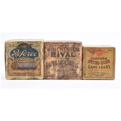 Lot of 3: Boxes of Ammo.