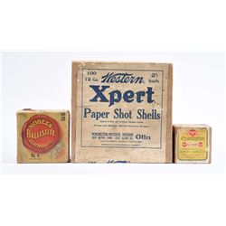Lot of 3: Ammo Boxes.
