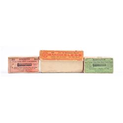 Lot of 3: Cartridge Boxes.