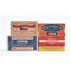 Lot of 4:Cartridge Boxes.