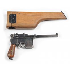 Early 1896 Mauser Broomhandle Cone Hammer Pistol.