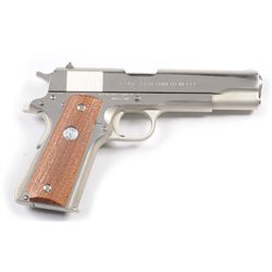 Colt Model 1911 Factory Nickel Semi-Auto Pistol**