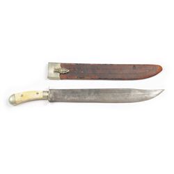 Presentation Bone Handled Collins Bowie Knife.