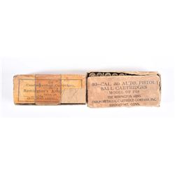 Lot of 2: Cartridge Boxes.