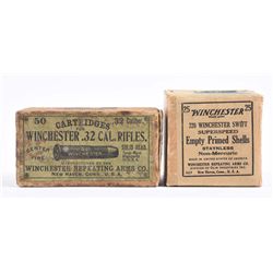 Lot of 2: Winchester Cartridges Sealed Boxes.