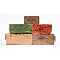 Lot of 5: Cartridge Boxes.