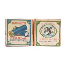 Lot of 2: Winchester 12 Ga.Shot Shell Boxes.