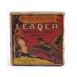 Winchester Leader Empty 12 Ga. "Quail" Box.