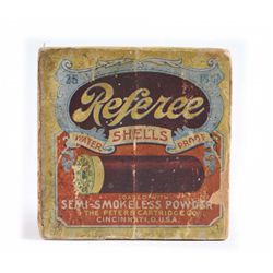 Peters Referee 10 Ga. Full Shot Shell Box.