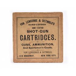 Von Lengerke & Detmold's Hand Load Empy Box.