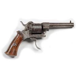 Belgium Pinfire Double Action Revolver.