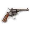 Image 1 : Belgium Pinfire Double Action Revolver.