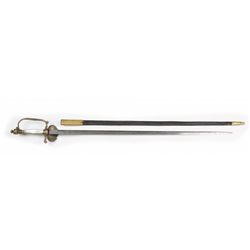 Military Dress Sword with Mother of Pearl Handle.