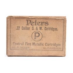 Peter .32 Cal. S&W Full Package of 5 Sealed Boxes