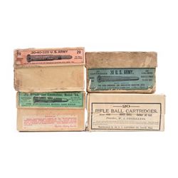 Lot of 4: Two-Piece Rifle Boxes.