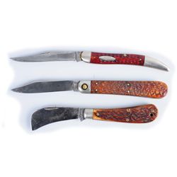 Lot of 3: Folding Knives.