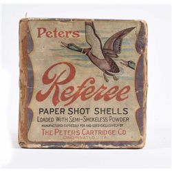 Peters Referee Mixed 12 Ga. Shot Shell Box.