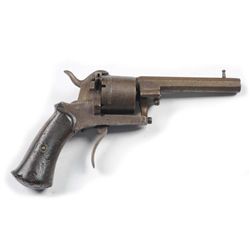 Belgium Folding Trigger Pinfire Revolver.