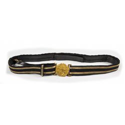19th Century British Officer's Naval Belt.