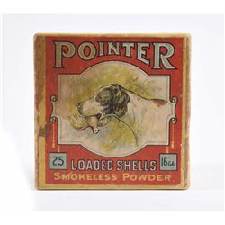 Clinton Cartridge Co. Empty 16 Ga. Shot Shell Box