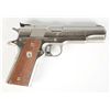 Image 1 : Rare Factory Nickel Colt 1911 Gold Cup Pistol.**