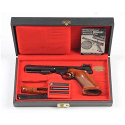 Cased Browning Medalist .22 Target Pistol.**