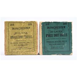 Lot of 2: Winchester 20 Ga. Boxes.