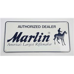 Original Marlin Tin Dealer Sign.