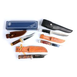 Lot of 4: Fixed Blade Knives.