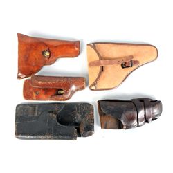 5 Vintage Holsters for Savage 1907/17 Pistol.