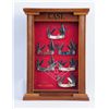 Image 1 : Case Knife Walnut Display Case & Knives.