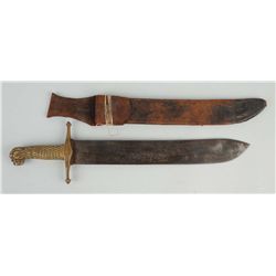 Large Knife with Fixed Handle.