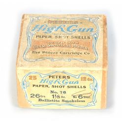 Peters High Gun 12 Ga. Empty.