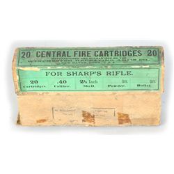 Winchester .40 Cal For Sharps Rifle.