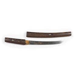 Japanese Long Knife with Fixed Blade.