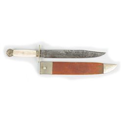 Large Ivory Handled Alexander Bowie Knife