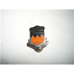 VINTAGE WWII RARE PIN BACK MTEAL BADGE *ENSE ET VOCE* VALUE $28.00+!! PIN BACK CAME OUT OF SAFE BOX!
