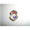 Image 1 : VINTAGE WWII EXTREMELY RARE PIN BACK MTEAL BADGE *TO SERVE AND EXCEL* VALUE $24.00+!! PIN BACK CAME