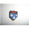 Image 1 : VINTAGE WWII EXTREMELY RARE PIN BACK MTEAL BADGE *LION/CASTLE/TEEPEE* VALUE $45.00+!!