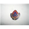 Image 1 : VINTAGE WWII RARE PIN BACK MTEAL BADGE *FIRST IN MAINTENANCE* VALUE $25.00+!! PIN BACK CAME OUT OF S