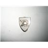 Image 1 : VINTAGE WWII RARE PIN BACK MTEAL BADGE *TROJAN HELMET & SWORD* VALUE $28.00+!! PIN BACK CAME OUT OF