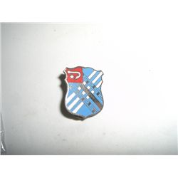 VINTAGE WWII RARE PIN BACK MTEAL BADGE *UNIQUE MILITARY* VALUE $32.00+!! PIN BACK CAME OUT OF SAFE B