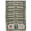 Image 1 : 1928 $2 Red Seal Notes Lot of 12- Good
