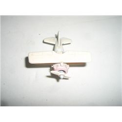 VINTAGE WWII BI-WING TOY AIRPLANE MICRO STAMPED *HENSCHEL-MADE IN WEST GERMANY-HS 3* VALUE $30.00+!