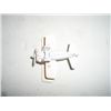Image 2 : VINTAGE WWII BI-WING TOY AIRPLANE MICRO STAMPED *HENSCHEL-MADE IN WEST GERMANY-HS 3* VALUE $30.00+!
