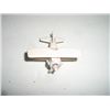 Image 1 : VINTAGE WWII BI-WING TOY AIRPLANE MICRO STAMPED *HENSCHEL-MADE IN WEST GERMANY-HS 3* BOOK VALUE $40.